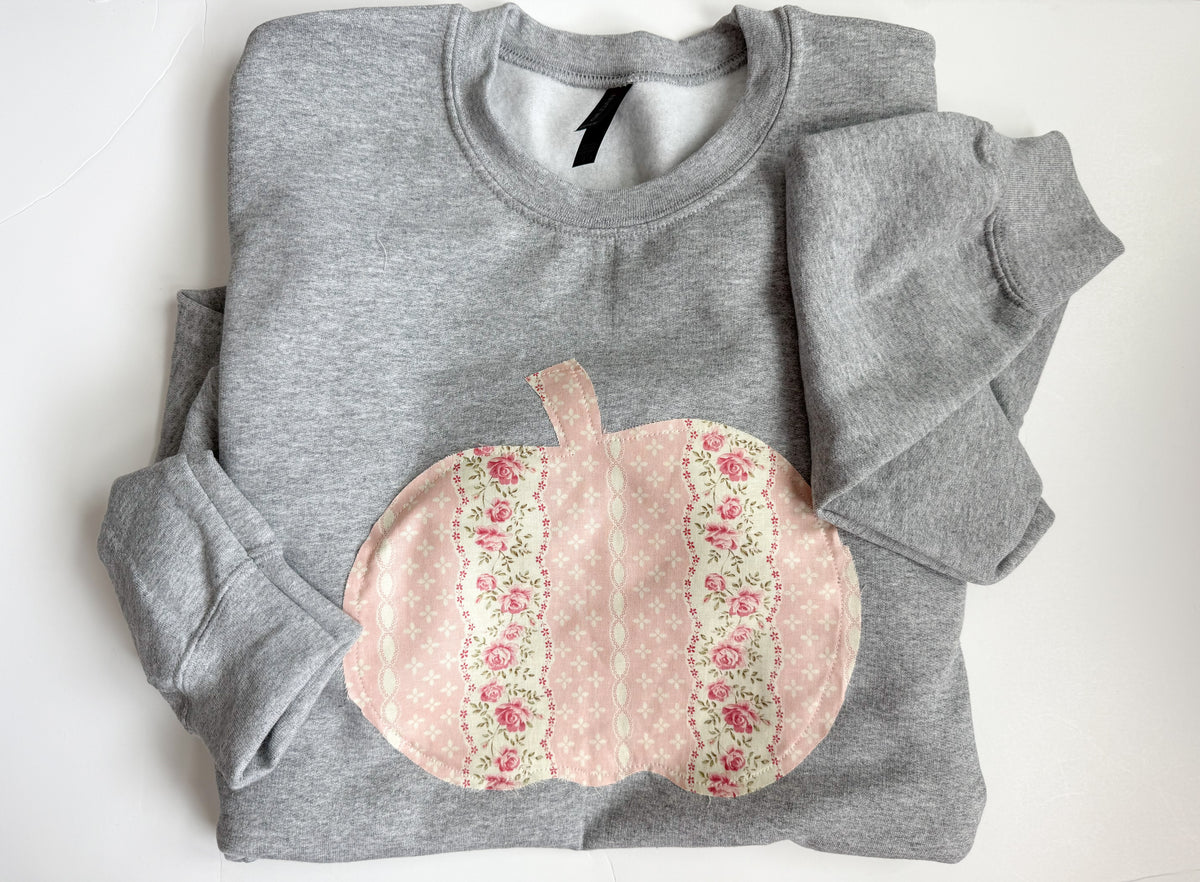 Grandma Floral Pumpkin Sweatshirt