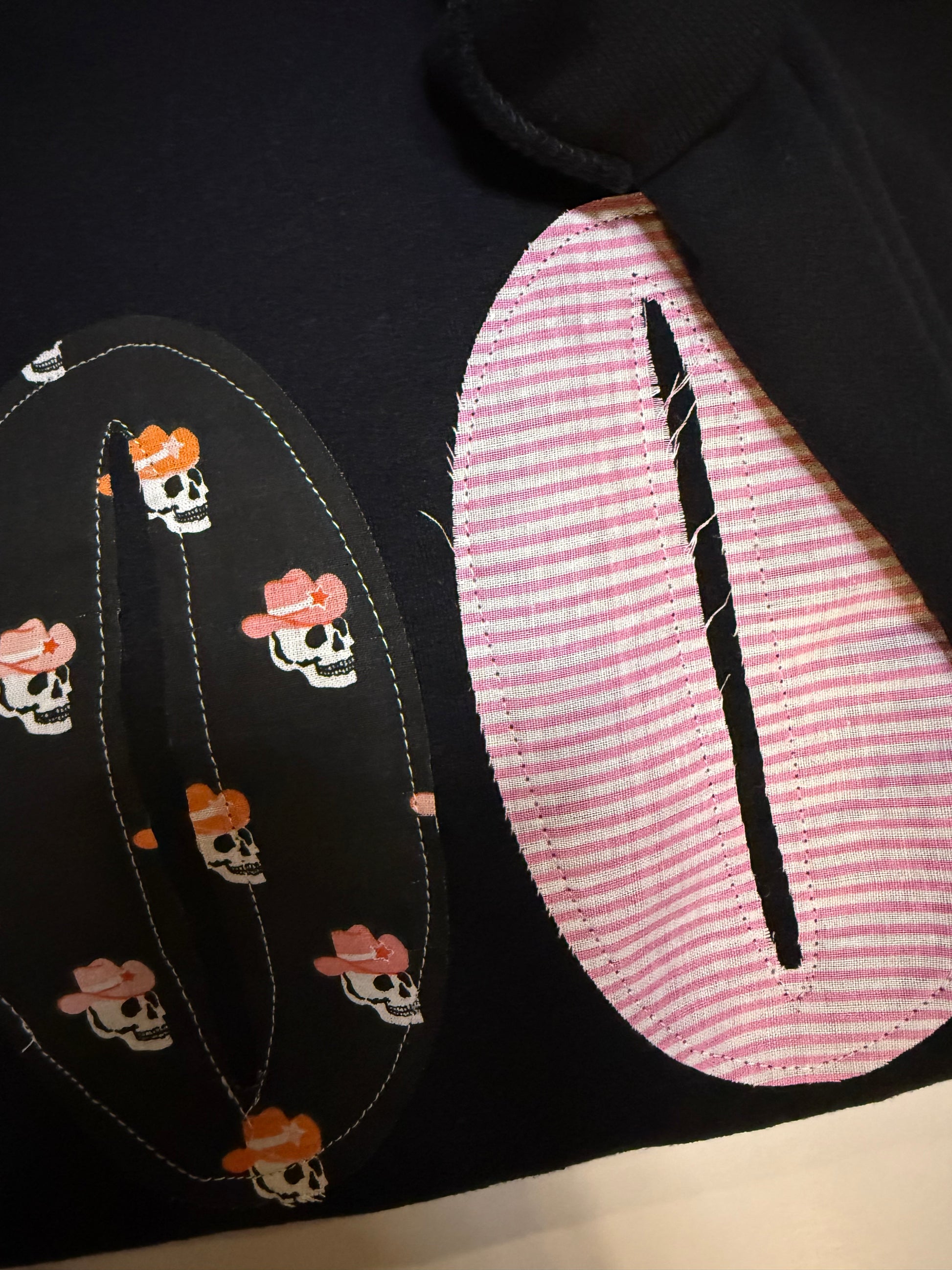 BOO Pink + Orange Skeleton Cowboy Sweatshirt