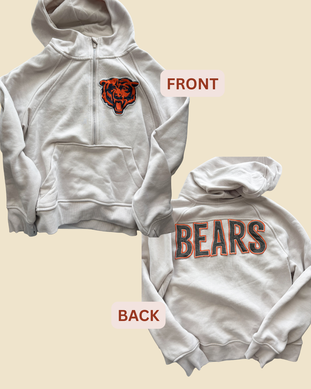 *THRIFTED* Sweatshirt with Bears Emblem