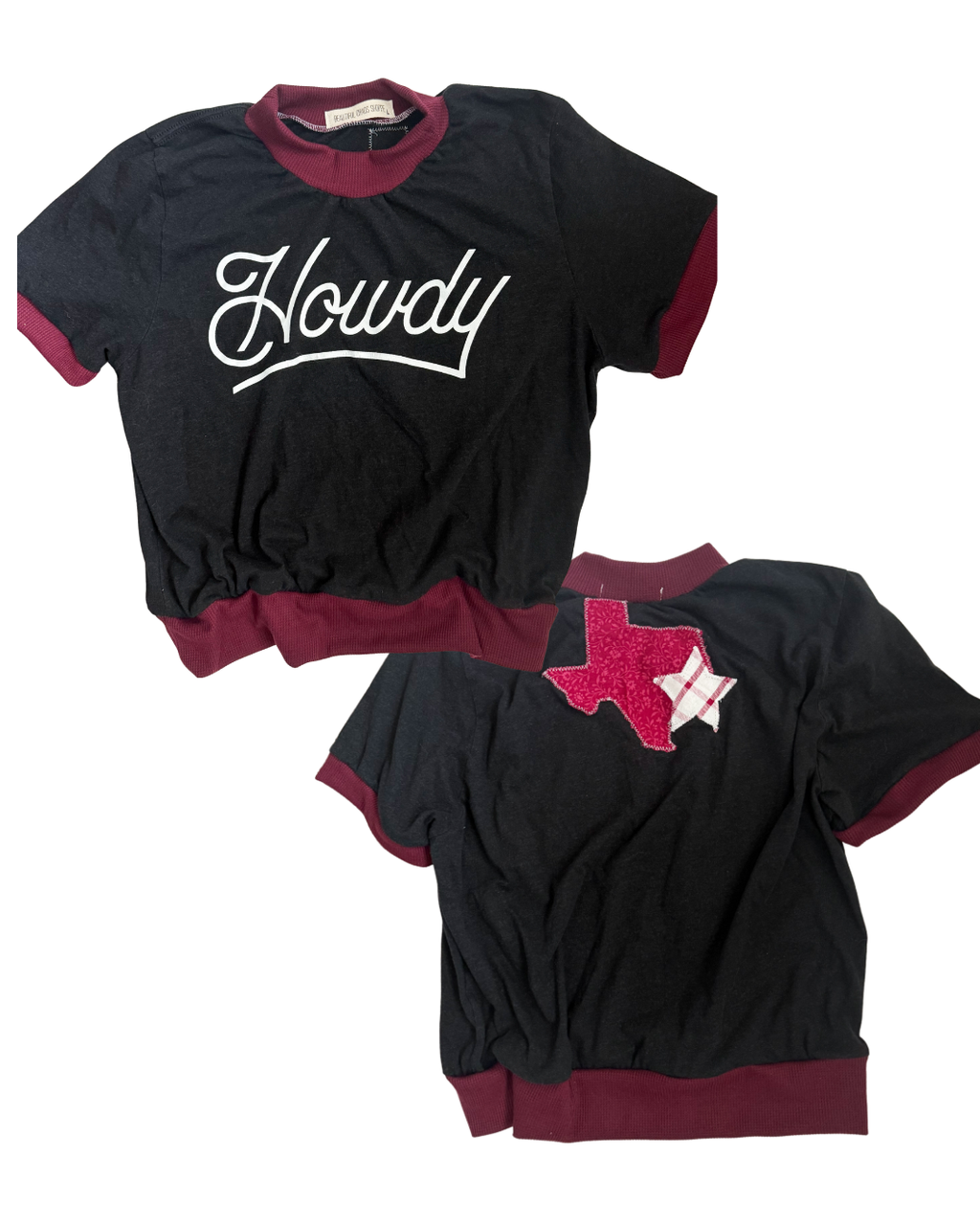 Howdy Raglan Tee, Size L