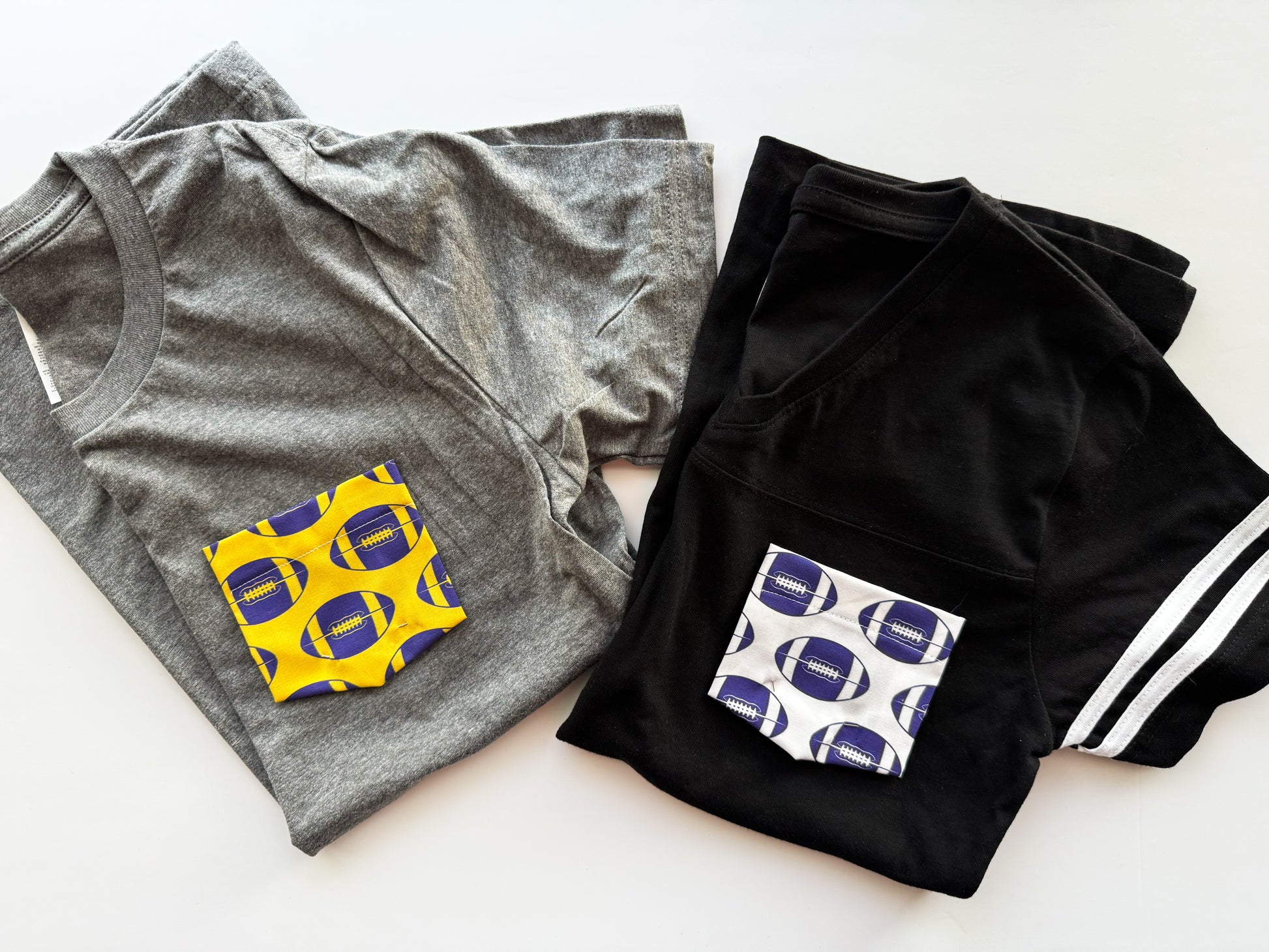 Football Pocket Tee | School Spirit Pocket Tee