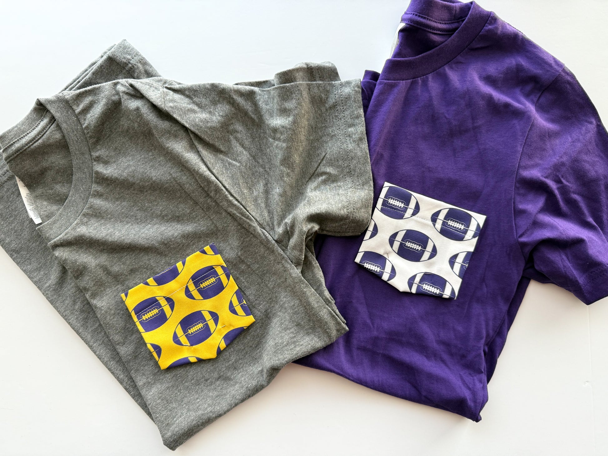 Football Pocket Tee | School Spirit Pocket Tee