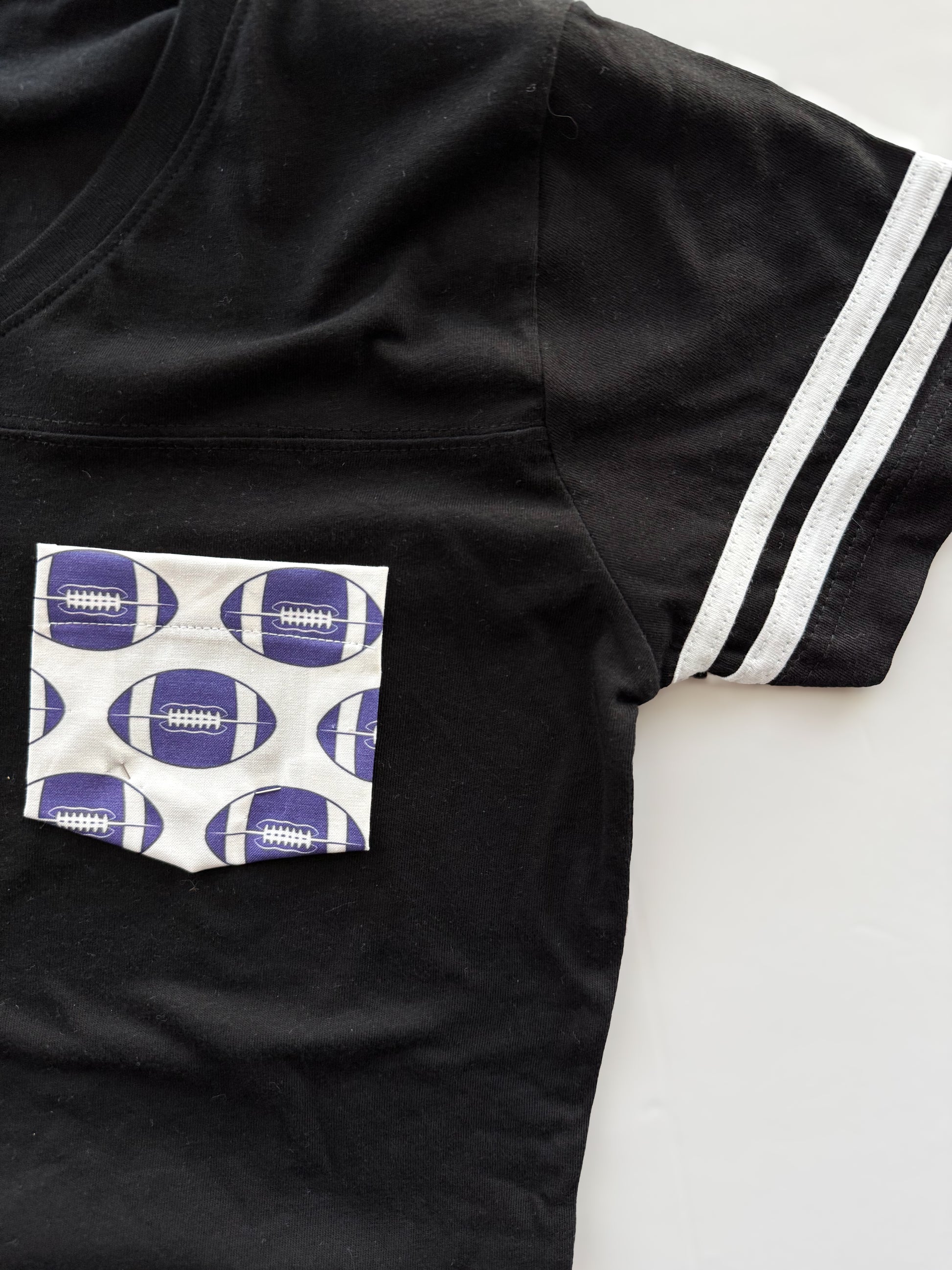 Football Pocket Tee | School Spirit Pocket Tee