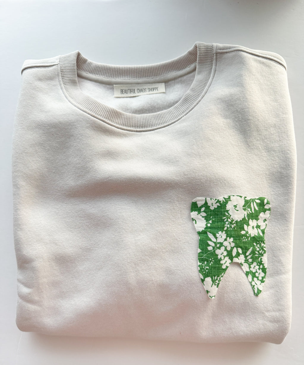Design Your Own Tooth Sweatshirt