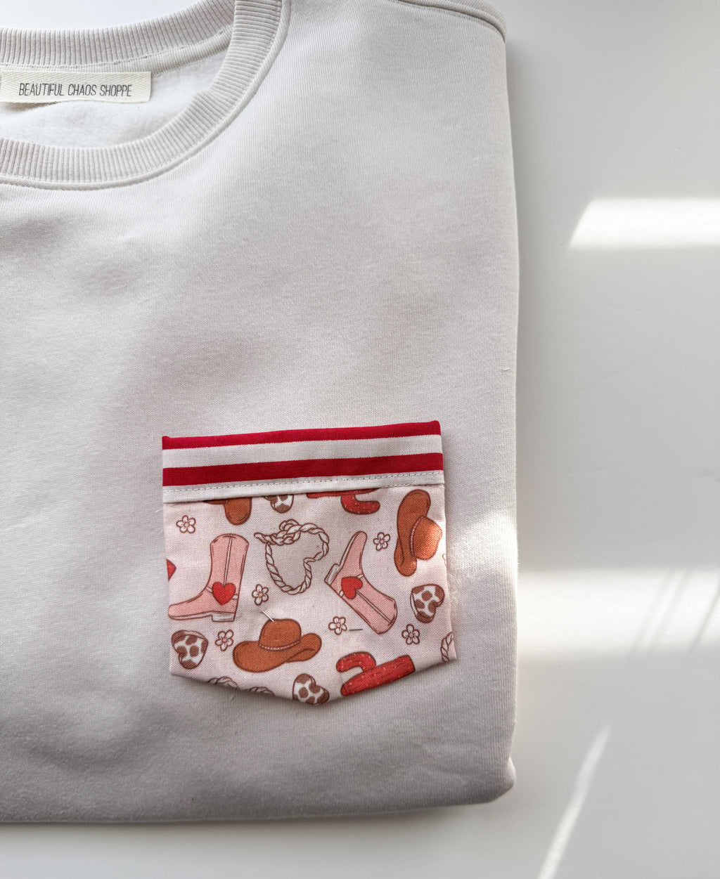 Rodeo Valentine's Day Pocket Tee