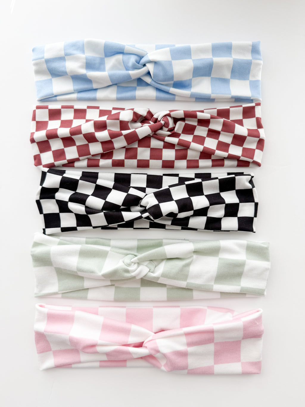 Boho Checkered Headbands