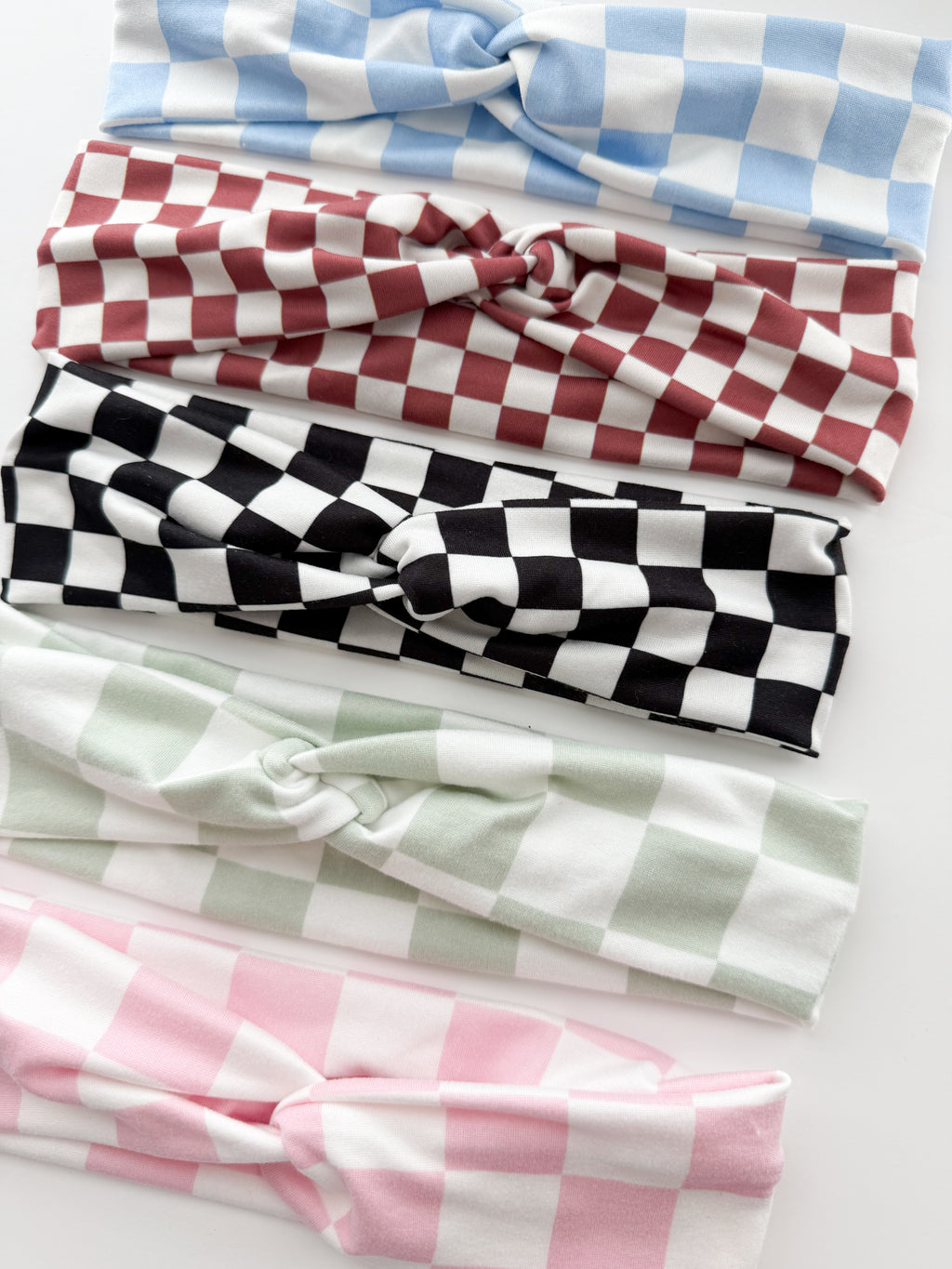 Boho Checkered Headbands