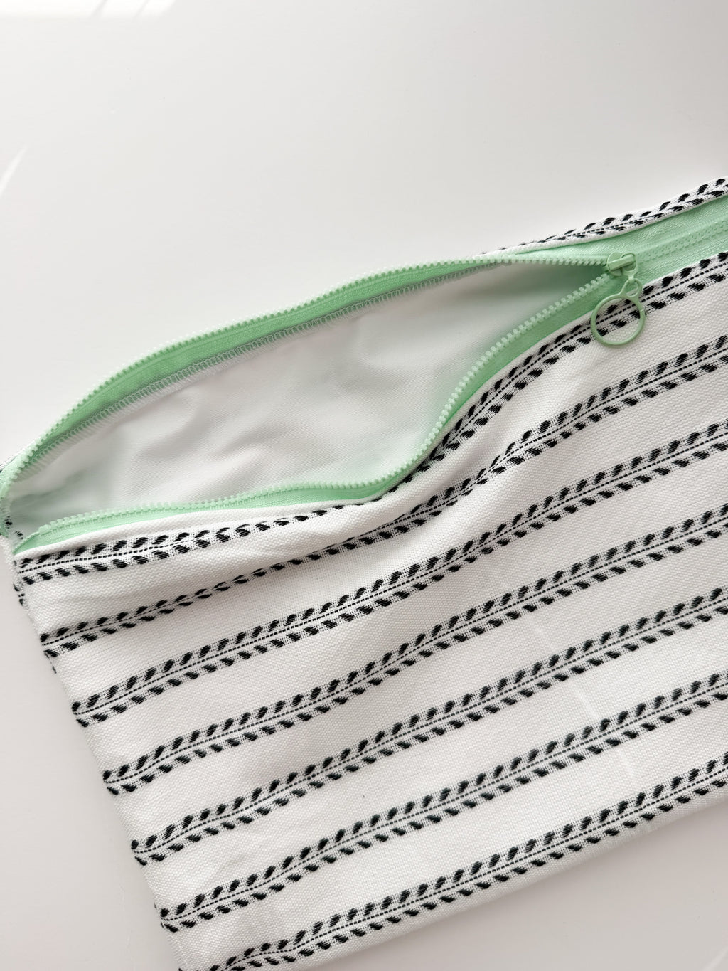 Black Mint Floral Wetbag