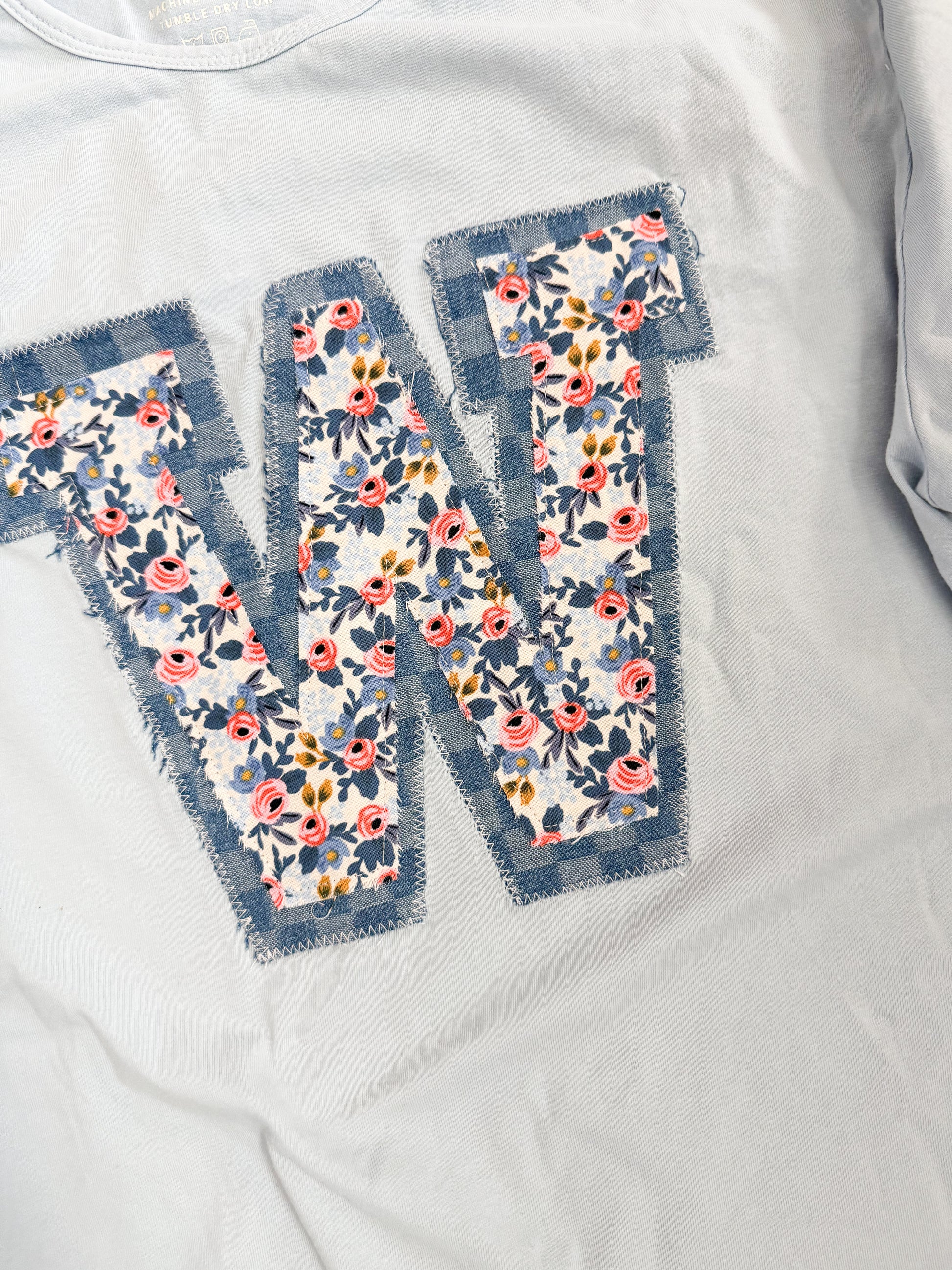 Checkered Floral W, Size M