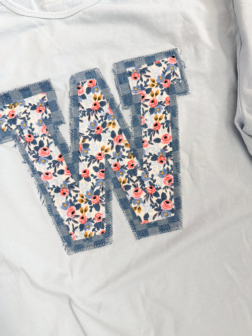 Checkered Floral W, Size M