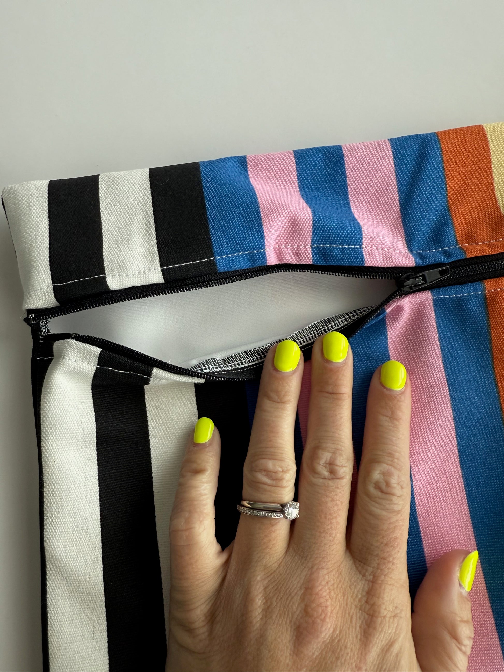Multicolor Stripe Wetbag