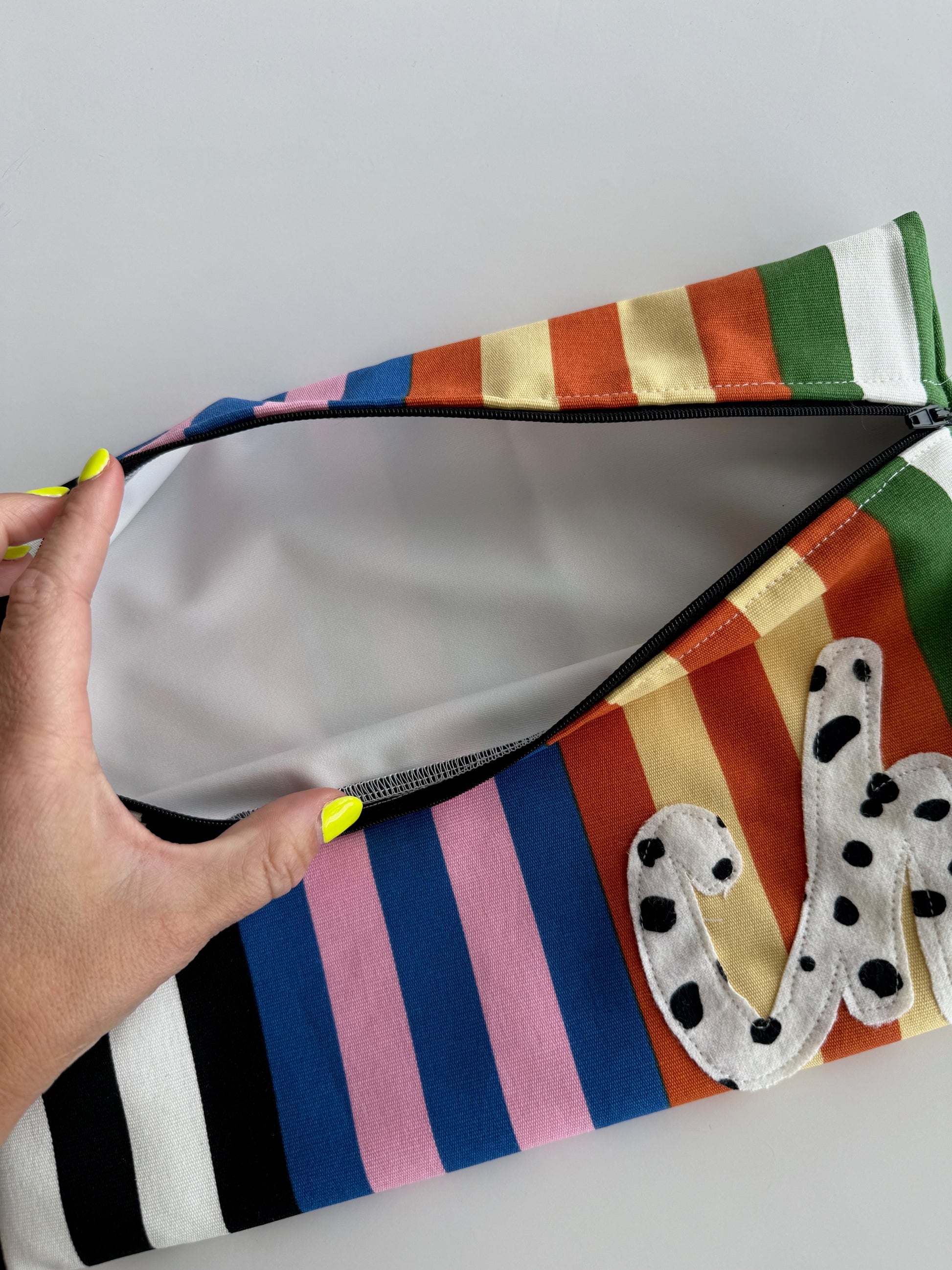 Multicolor Stripe Wetbag