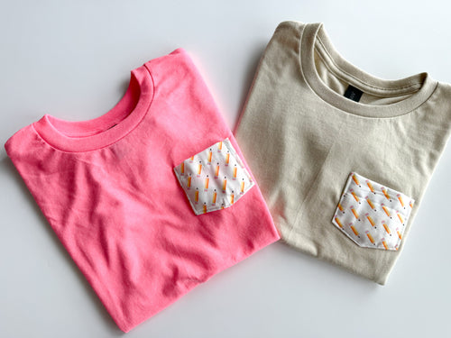 Kindergarten Pencil T-shirt | Pocket or "K"