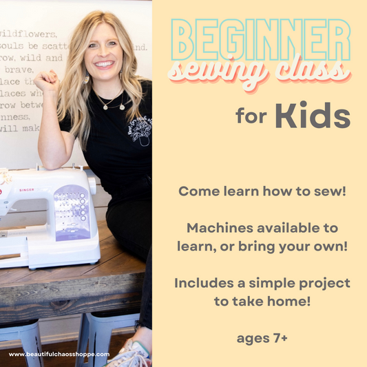 Monthly Kids Sewing Class