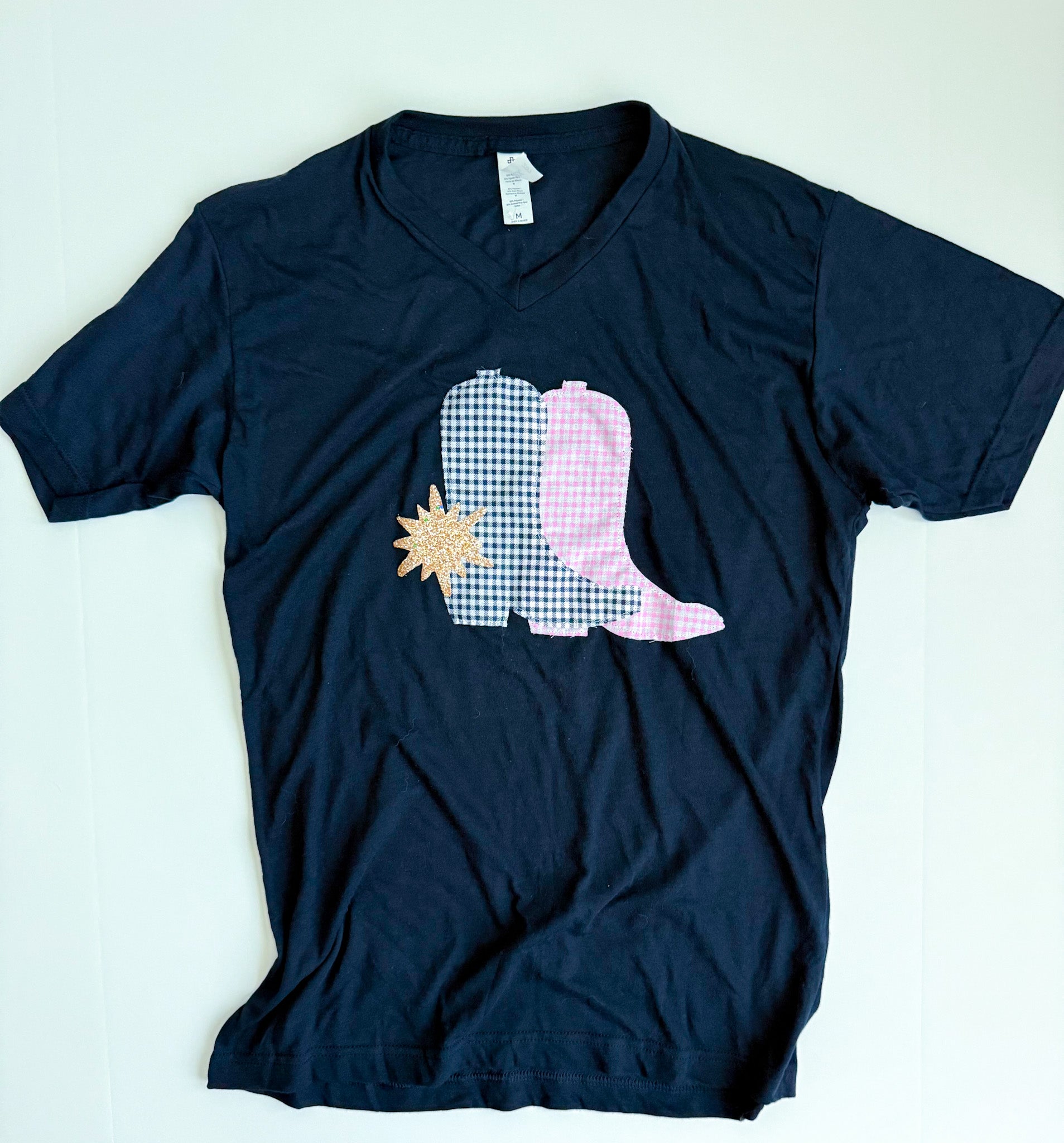 Shimmer Cowboy Boot Wrangler Tee