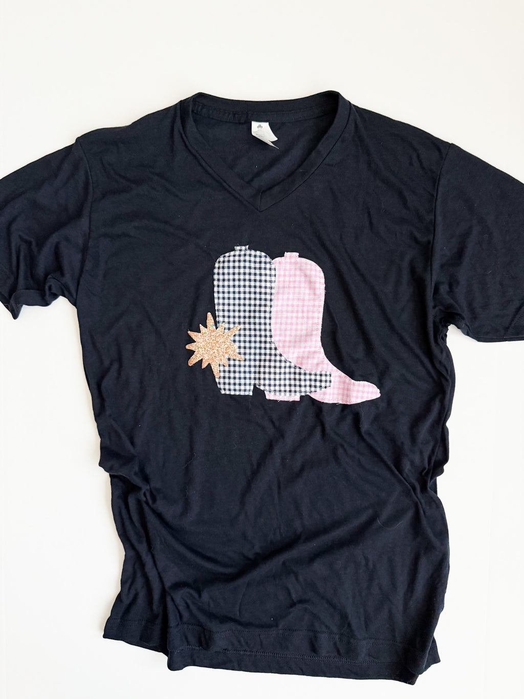 Shimmer Cowboy Boot Wrangler Tee
