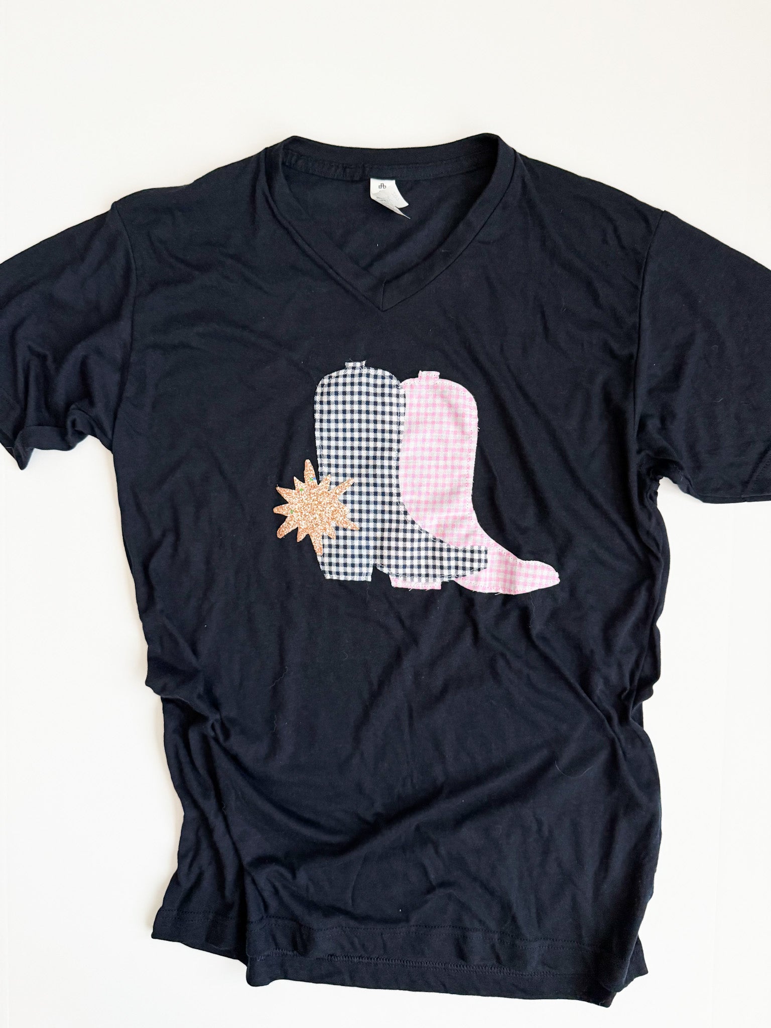 Shimmer Cowboy Boot Wrangler Tee