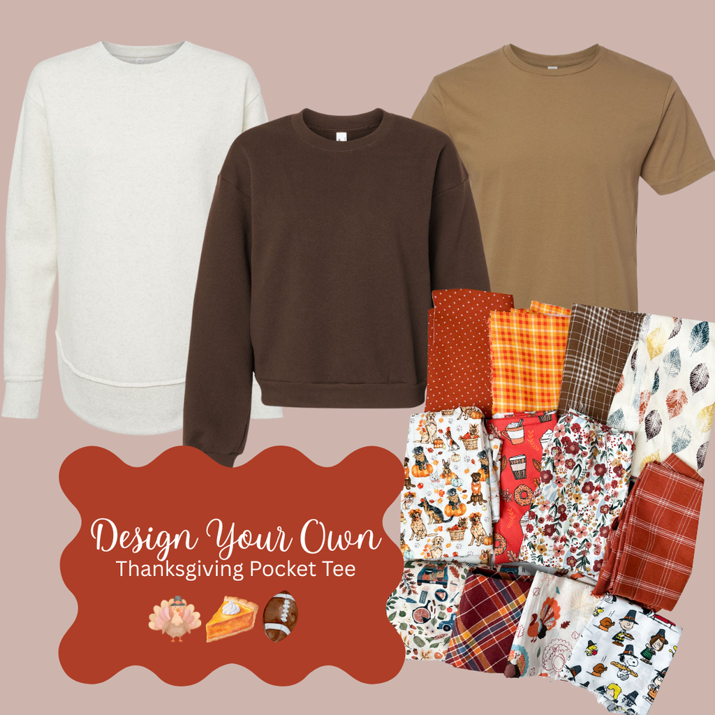 Thanksgiving *Design your Own* Pocket Tee